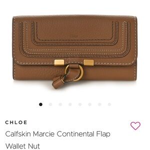 Chloe Marcie continental flap wallet